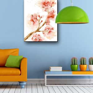 نقاشی گل شکوفه گیلاس
