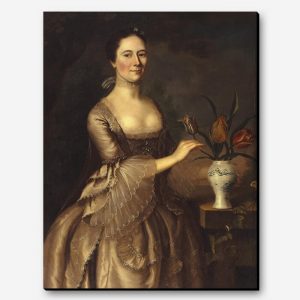نقاشی چهره ای از یک زن