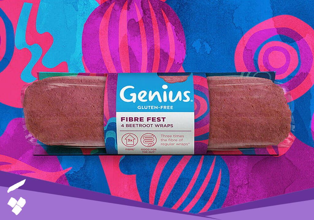 کمپانی B&B طرح جدید خود را برای بسته بندی نان های Genius معرفی کرد