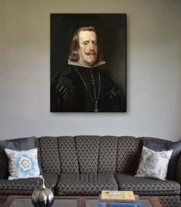 چهره فیلیپ چهارم از اسپانیا