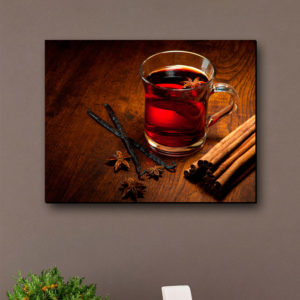 : تابلو عکس چای طعم دارچین