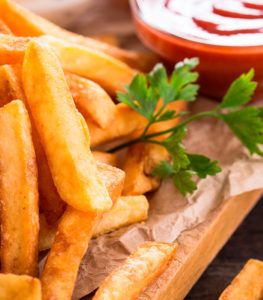 تابلو عکس سیب زمینی سرخ شده