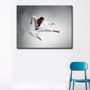 تابلو عکس کاراته کار