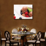 تابلو عکس بستنی شکلاتی