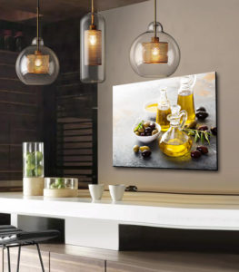 تابلو عکس شیشه روغن زیتون