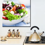 تابلو عکس سالاد سبزیجات