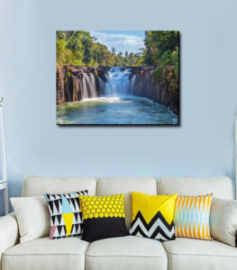 تابلو عکس برکه و آبشار