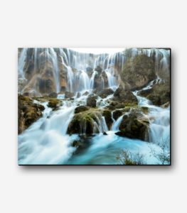 تابلو عکس آبشار خروشان