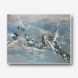 تابلو نقاشی اورجینال امواج ابری