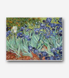 تابلو نقاشی اورجینال باغ آبی